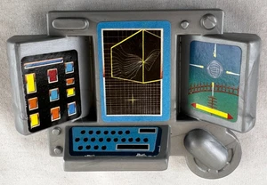 Vintage MOTU He-Man Eternia Playset Parts Control Command Console Original - Picture 1 of 4