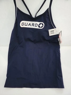 Tankini feminino TYR salva-vidas treino azul marinho tamanho XL novo - Imagem 1 de 4