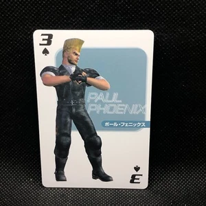 Paul Phoenix Tekken 3 Playing Card Spade 3 Orico Limited Namco Japanese F/S - Picture 1 of 10