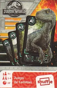 JURASSIC WORLD - CRAZY EIGHTS CARD GAME - Picture 1 of 1
