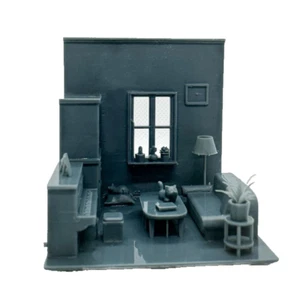 Juego de escritorio y sala de estar Yao's Studio LYTSL017 escala L escenas en miniatura - Imagen 1 de 4
