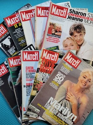 Lot 10 Paris Match -  janvier, avril, septembre, octobre, novembre - Année 1998 - Photo 1/4