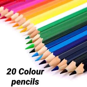 "20-Pack Premium Coloring Pencils Set – Vibrant & Smooth Colors for Artists, Ske - Picture 1 of 9