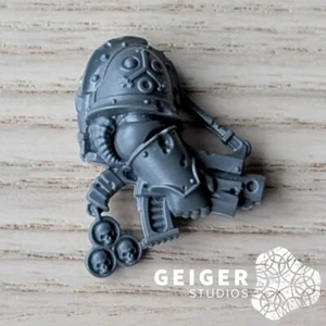 Warhammer 40K Nurgle Death Guard Bits | Plague Marines | Slung Bolter w/ Icon - Picture 1 of 1