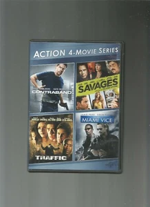 Four Action Films: Contraband/ Savages/ Traffic/ Miami Vice (3 Disc Set), DVD - Picture 1 of 1
