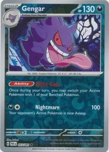 Gengar - 057/091 - Juego de cartas coleccionables Pokémon Paldean Fates (2024) - Casi nuevo - Holograma inverso - Imagen 1 de 1