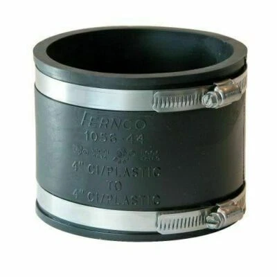 Flexible Rubber Pipe Fitting Straight Connector Coupling - Image 1 of 2