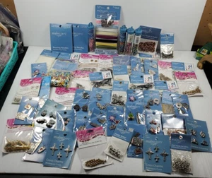 Massive Lot of 53 New Crafting Jewelry Items for Making Jewelry Charm Leash - Picture 1 of 23