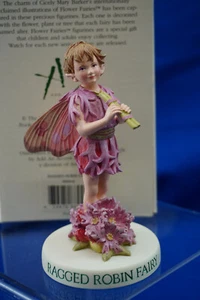 Cicely Mary Barker Flower Fairies #88948 Ragged Robin Figurine #115 - Picture 1 of 5