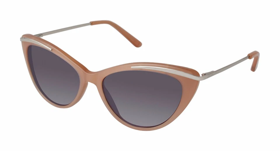 Óculos de sol Ted Baker B660 marrom GLD plástico olho de gato armação de plástico 54-15-135 sol - Imagem 1 de 1