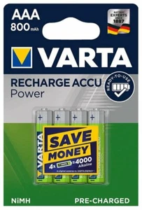 8x Akku Varta AAA 1,2V 800mAh HR03 Micro Recharge Accu Power ReadyToUse - Bild 1 von 1