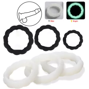 3 Stck. männlicher Leistungsverbesserungsring weiche und elastische Unterwäsche Tanga Kreis - Bild 1 von 14