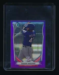 NOMAR MAZARA 2014 BOWMAN CHROME MINI FACTORY SET INDIGO RC REFRACTOR 1/3 RANGERS - Picture 1 of 1