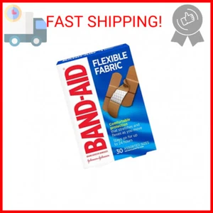 Band-Aid Brand Flexible Fabric Adhesive Bandages, Comfortable Sterile Protection - Picture 1 of 2
