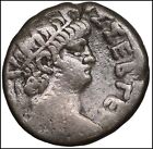 Nero Alexandria Egypt Tetradrachm Ancient Roman Provincial Coin Empire Imperial