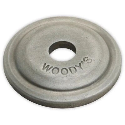 Placas de soporte para excavadora Woodys redondas de aluminio 5/16" - 96/paquete AWA-3775-B Foto 1 de 4