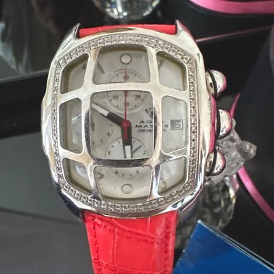 🔥Rare gorgeous AquaMaster Special Edition  "Bubble" diamond unisex watch, Japan - Image 1 of 4