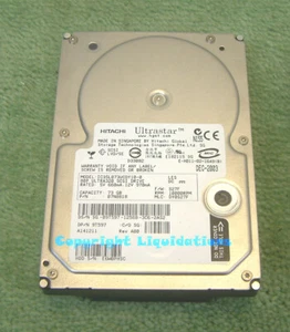 Disque dur SCSI 80 broches Hitachi IC35L073UCDY 73 Go 3,5 pouces 10 k tr/min U320 lvd se broches - Photo 1/1