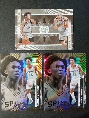 (3) 2022 Panini Illusions Rookie Reflections Joshua Primo RC # 19,162 Spurs - Image 1 of 2