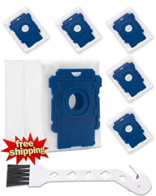 6pk  Vacuum Bags for Irobot Roomba i7, i7+, i7 Plus, s9, s9+, s9Plus, E5 E6 E7 - image 1 of 4