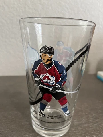 2004 Arby's Colorado Avalanche Collectors Glass Joe Sakic Paul Kariya - #1of4 Cover