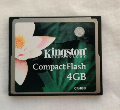 4GB Kingston CompactFlash Memory Card  - Image 1 of 2
