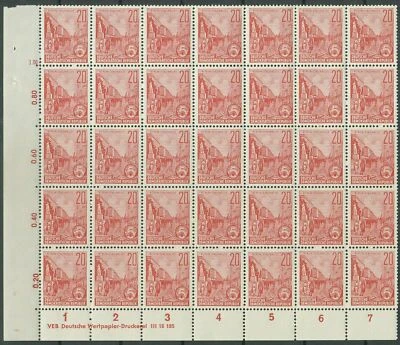Alemania RDA 1957-58 ☀ 20pf STALIN BOULEVARD SC 333 ☀ MNH** Foto 1 de 2