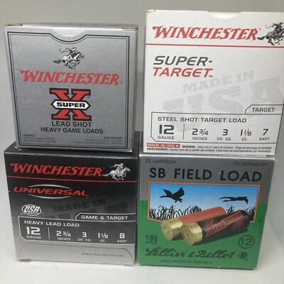 4  Empty Shotgun Shell Boxes, Target Load. Winchester * 3, Sellier & Bellot - Image 1 of 4