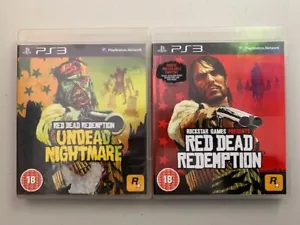 Red Dead Redemption and Undead Nightmare PlayStation 3 PS3 Games Bundle - Picture 1 of 8