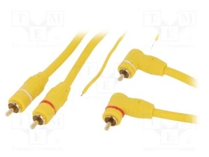 Kabel RCA-Stecker x2,RCA-Stecker x2 gewinkelt,Steuerung 5m o- und Videokabel 0 - Bild 1 von 1