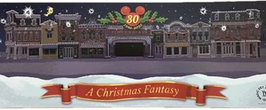 Disneyland 30 Years Christmas Fantasy Parade Magic Key Display Only - Picture 1 of 1