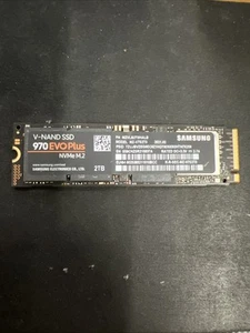 SSD interne Samsung 970 EVO Plus 2 To PCIe NVMe M.2 2280 MZ-V7S2T0 - Photo 1/1