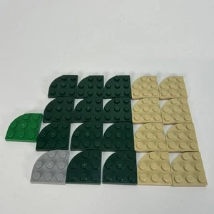 Piezas LEGO 30357 3x3 Placas Esquineras Redondas Colores Mezclados Genuino Usado Lote de 21 - Imagen 1 de 3