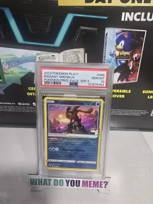 PSA 10 Pokemon Radiant Greninja PLAY! Prize Pk. Series 3 Holo Promo #046 - Image 1 of 2
