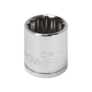 Powerbuilt 3/8 Inch Drive x 18 MM 12 Point Shallow Socket - 641023 - Picture 1 of 5