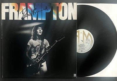 Peter Frampton Authentic Hand Signed Vinyl Record Album LP Humble Pie Alive 1975 - Image 1 of 4