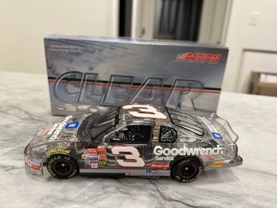 Dale Earnhardt Sr 2001 Clear GM Goodwrench Nascar 1/24 Diecast Action #3  - Image 1 of 4