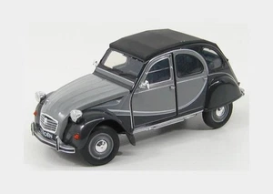 1:24 WELLY Citroen 2Cv Charleston 1982 2 Tone Grey WE24009WGYBK - Foto 1 di 2