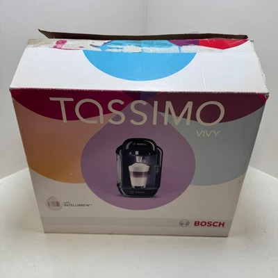 Bosch Tassimo Vivy TAS1202GB Kombi-Kaffee-und Espressomaschine für 2 Tassen - echt schwarz (BB8) - Bild 1 von 4