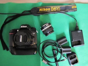 Lot acessoires x 2 OBJECTIF 18 55 + 2 chargeur batterie + appareil D 610 NIKON - Picture 1 of 13