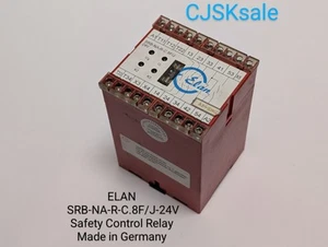 ELAN SRB-NA-R-C.8F/J-24V Safety Control Relay Made In Germany (USED). - Picture 1 of 7
