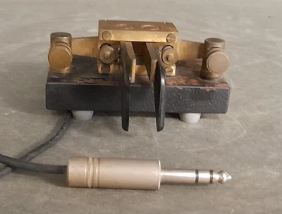 KENT TWIN PADDLE MORSE KEY - LINDARS RADIOS - Image 1 of 4