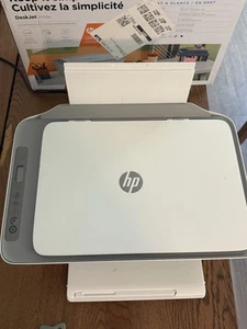 HP Deskjet 2755e Wireless All-in-one Color Deskjet Printer - White - Picture 1 of 7