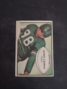 1953 Bowman Football #52 Al Conway Rookie Philadelphia Eagles Lesen - Bild 1 von 2