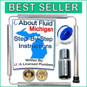 Complete Installation Kit for Aluminum Zinc Anode Rod - Odor Fix & Removal Tool - Bild 1 von 10