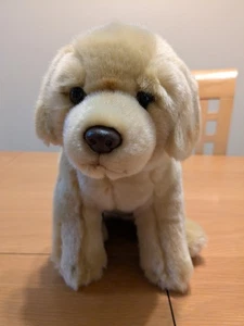 Toys R Us Plush Golden Retriever Yellow Lab Puppy 14" Stuffed Animal Realistic - Picture 1 of 9
