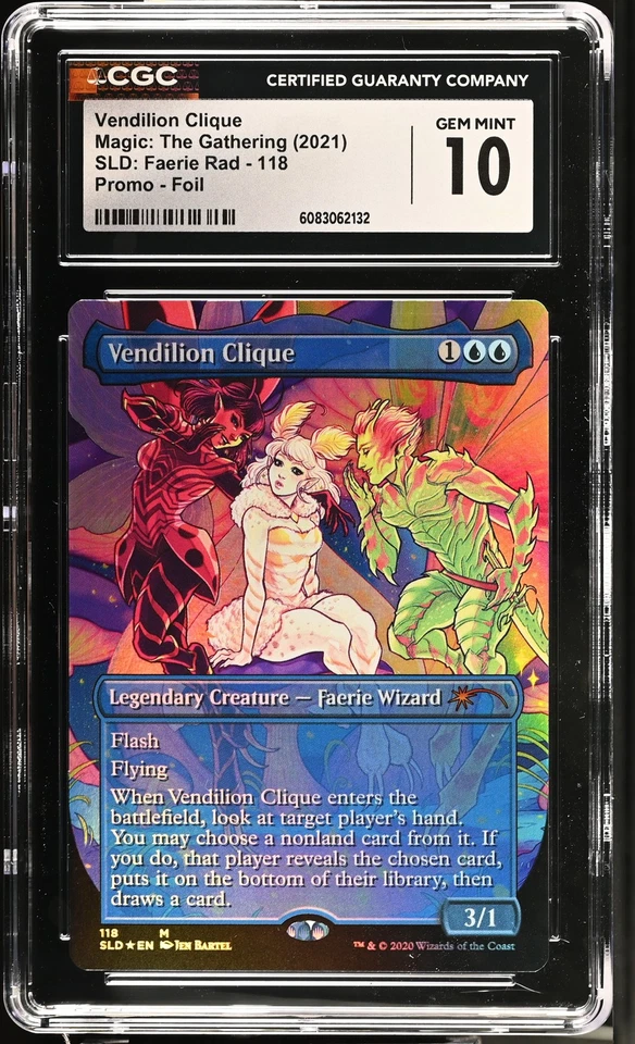 VENDILION CLIQUE Secret Lair Foil Mythic Faerie Rad CGC 10 MTG [Nostalgium] - Image 1 of 2