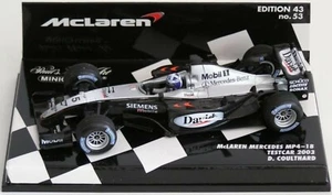 WOW EXTREM SELTEN McLaren MP4/18 MB Coulthard Test Spanien 2003 1:43 Minichamps - Bild 1 von 3