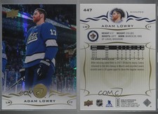 2018-19 Upper Deck Speckled Rainbow Foil Adam Lowry #447