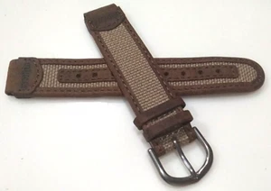 Small Womens Timex Expedition Brown/Tan Water Resistant Leather 14mm Watch Band - Picture 1 of 8